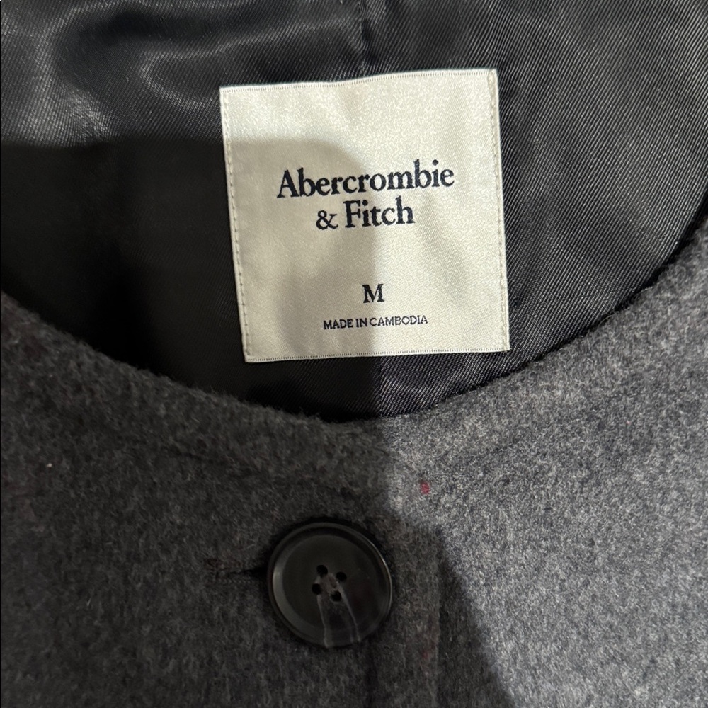 Abercrombie & Fitch Charcoal Blazer - Picture 2 of 3